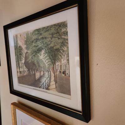 Lot of 8 Framed wall Art Williamsburg Long Island