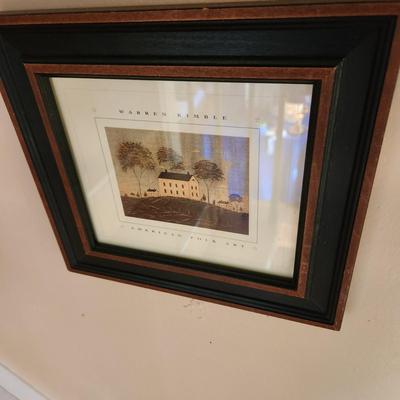 Lot of 8 Framed wall Art Williamsburg Long Island