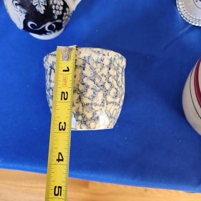 Kitchen Decor Lot Ransbottom Pottery , Scale, rolling pin
