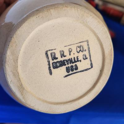 Kitchen Decor Lot Ransbottom Pottery , Scale, rolling pin