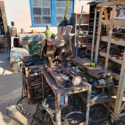 #1242 â€¢ Chop Saw on Stand
