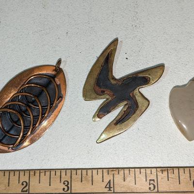 Variety Lot of Polished Agates, Sterling Jewelry
