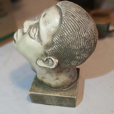 VINTAGE 1961 ESCO BROWER BLACKAMOOR STATUE BUSTS CIVIL RIGHTS