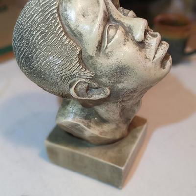VINTAGE 1961 ESCO BROWER BLACKAMOOR STATUE BUSTS CIVIL RIGHTS