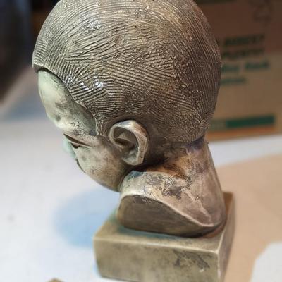 VINTAGE 1961 ESCO BROWER BLACKAMOOR STATUE BUSTS CIVIL RIGHTS