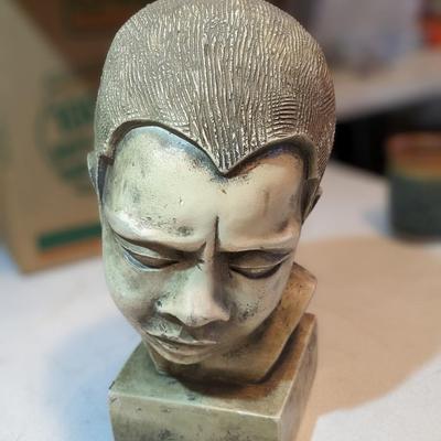 VINTAGE 1961 ESCO BROWER BLACKAMOOR STATUE BUSTS CIVIL RIGHTS