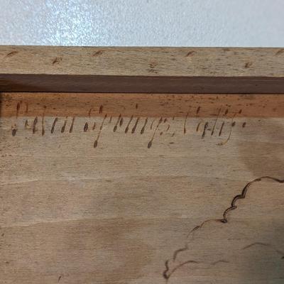 Vintage Wooden Dutch Tray, Palm Springs, Ca