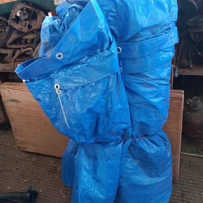 25x40 Blue Tarp with metal grommets