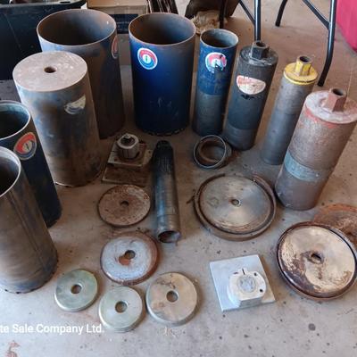 Large lot of Coring drill bits