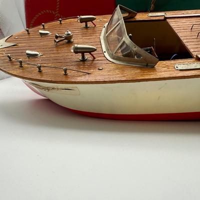 Vintage Sea Wolf Electric Toy Boat