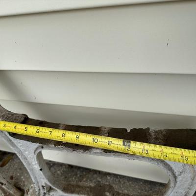 Antique New Orleans Cast Iron Bench Ends W/ Wood to Attach