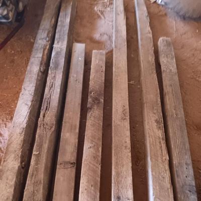 Seven landscape timbers
