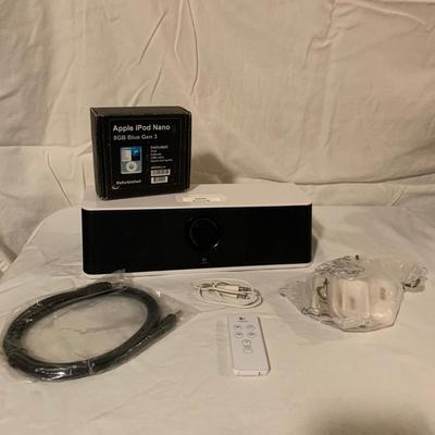 iPod Nano with Logitech Portable Speaker (BO-KW)