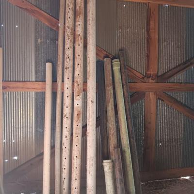 Assortment of PVC Piping - mostly sewage drainage pipe