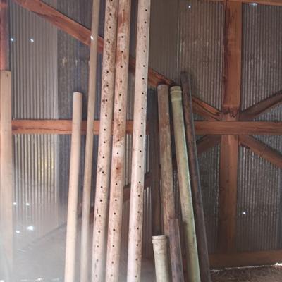 Assortment of PVC Piping - mostly sewage drainage pipe