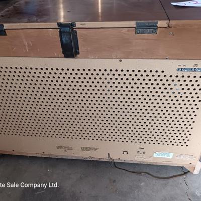 Wards Electronic Equipment Tube style turntable and radio in cabinet NON-WORKING