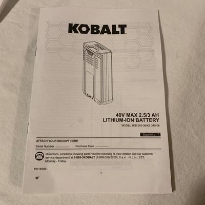 Kobalt Cordless Blower New in Box (LG-KW)
