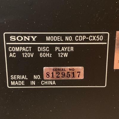 Sony CDP-CX50 Disc Player (LG-KW)