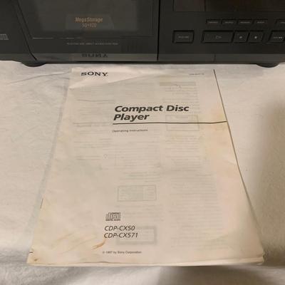 Sony CDP-CX50 Disc Player (LG-KW)