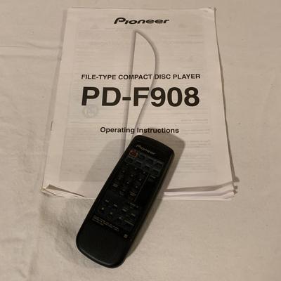 Pioneer PD-F908 Compact Disc Player with Remote (LG-KW)