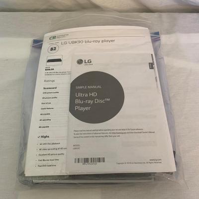 Two LG Blue Ray Players with DVD Collection (MB-KW)