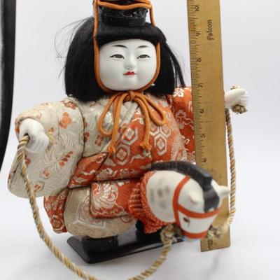 Japanese vintage kimekomi doll
