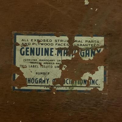 Two Federal Style Mahogany Side Tables (UO-KW)