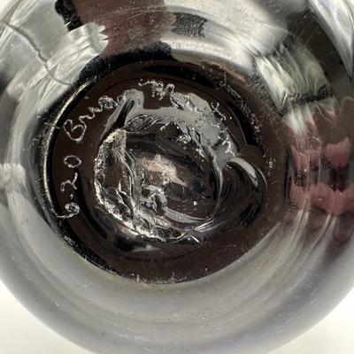 Signed Brian Maytum Hand Blown Vase