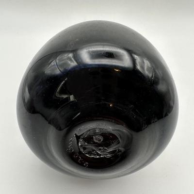 Signed Brian Maytum Hand Blown Vase