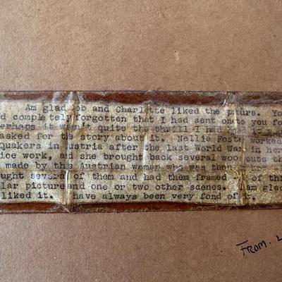 Signed Two Framed Paintings On Wood (see description)