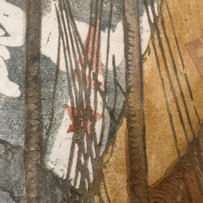 Signed Two Framed Paintings On Wood (see description)