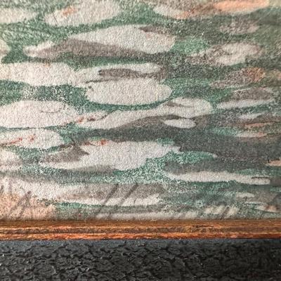 Signed Two Framed Paintings On Wood (see description)