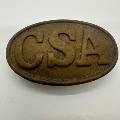 Confederate States Army Belt Buckle