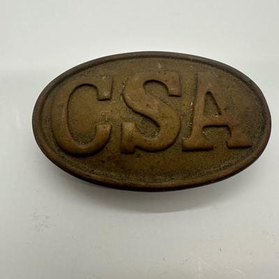 Confederate States Army Belt Buckle