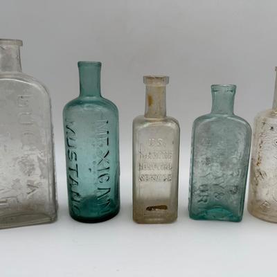 Collection of (5) Antique Bottles