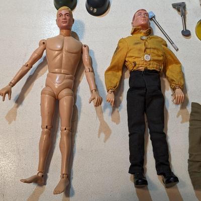 2, 1964 GI Joe Articulating Figures with Accessories