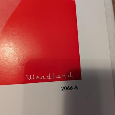 Vintage Large Safety Poster, Wendland Artist