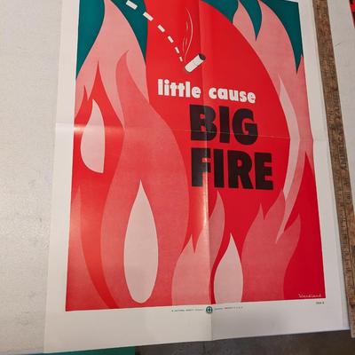 Vintage Large Safety Poster, Wendland Artist