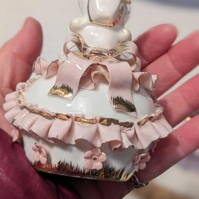 Vintage Collection of 4 (ck all photos) Lefton Porcelain Figurines