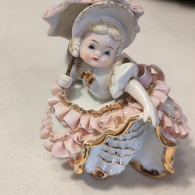 Vintage Collection of 4 (ck all photos) Lefton Porcelain Figurines