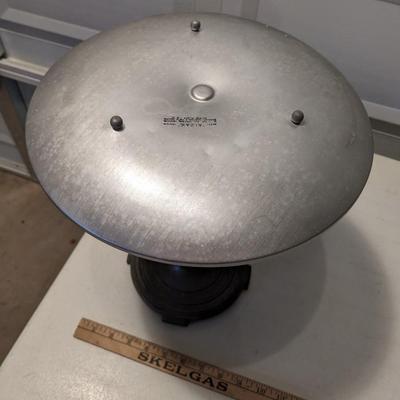 1930's Sight Light Industrial Flying Saucer Design Metal Desk Lamp