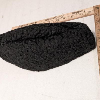 Vintage Karakul Diplomat Winter Hat