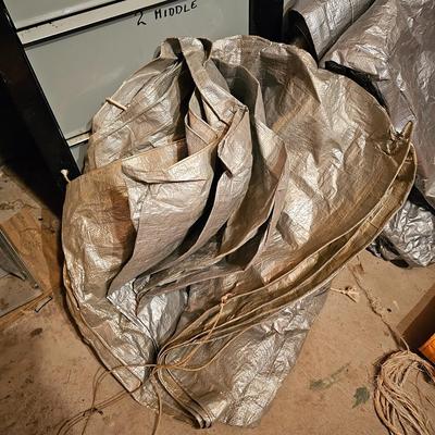 Tarps, Rope, Twine & Pegboard Hooks  (G1-JS)