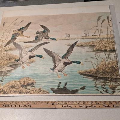 Signed Vintage " PARIS ETCHING SOCIETY " Aquatint. By PAUL WOOD