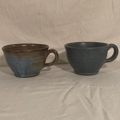Signed Pottery Mugs &  by Neher, Dover Pottery, & More (BO-HS)