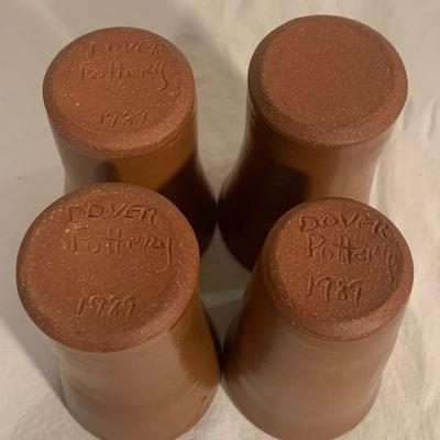 Signed Pottery Mugs &  by Neher, Dover Pottery, & More (BO-HS)