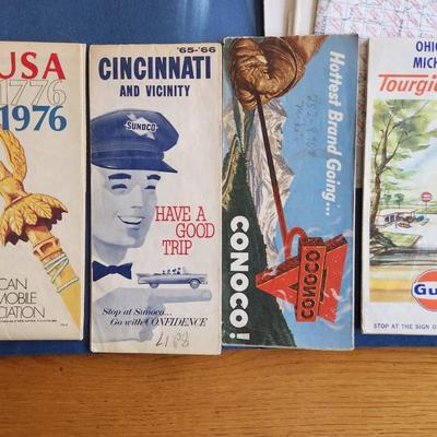Folder of Vintage Maps