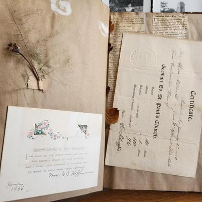 Scrap Books and Photo Album Pages