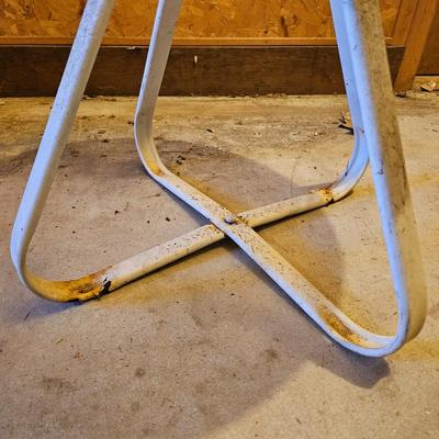 Trio of Glass Top Outdoor Tables (G1-JS)