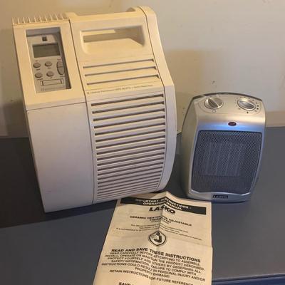 Honeywell HEPA Air Cleaner & Lasko Ceramic Heater (LG-HS)
